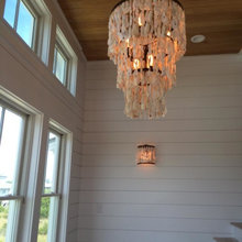 Lightning foyer , guest bath