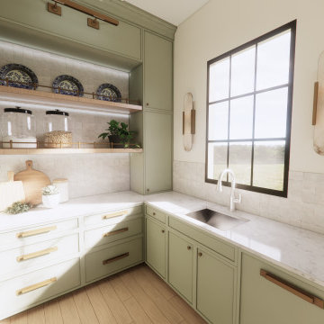 Pantry Design: 3D Rendering