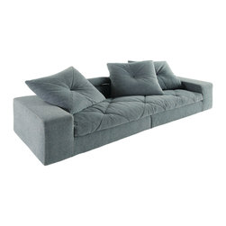 Discours 5-seat sofa : W. 293 x H. 90 x D. 108 cm - Sofas