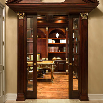 Custom Woodwork Office and Closet
