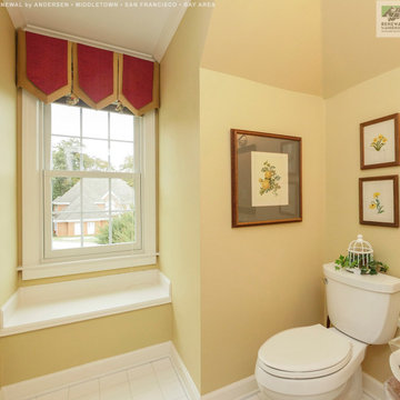 New Window in Pretty Bathroom Window Seat - Renewal by Andersen San Francisco