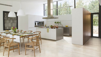 Porcelain Tiled Kitchen With Natural Lighting