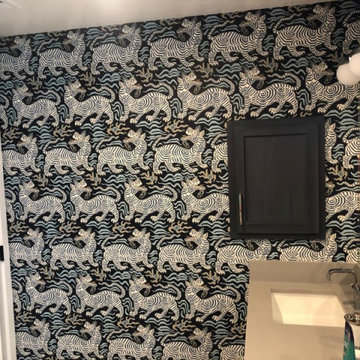 Residential Bathroom Wallpaper