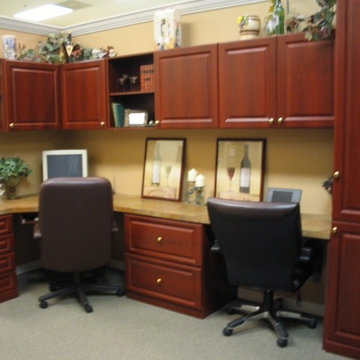 Two desks in one office