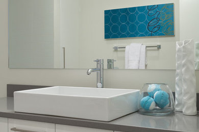 Example of a trendy bathroom design in Vancouver