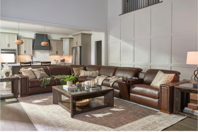 Inspiration for a contemporary living room remodel in Other