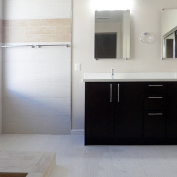 Milpitas Neo Espresso Contemporary Bathroom
