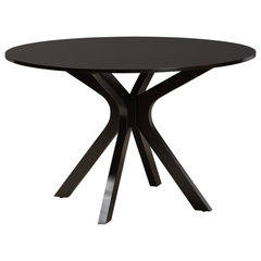 Bosvenna Transitional Round Dining Table Transitional Dining