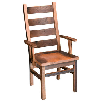 Akron Reclaimed Barnwood Arm Chair
