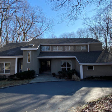 Woodbury Siding - Natural Clay & Intellectual Gray | Alpha Windows & Siding