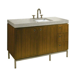 Kallista White Lacquer Vir Stil by Laura Kirar 1.5 Vanity - Bathroom Vanities And Sink Consoles