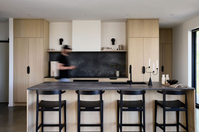 Danish kitchen photo in Vancouver