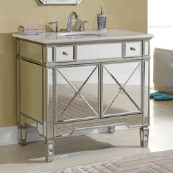 Mirrored Bathroom Vanities - Bathroom Vanities And Sink Consoles