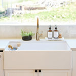 Sinkology - Austen Crisp White Fireclay 36" Single Bowl Farmhouse Apron Kitchen Sink - Modern and timeless are rarely two sides of the same coin. But the simple design of the Austen single bowl farmhouse kitchen sink is both bold and classic. With its single bowl, it ensures maximum workspace for cleaning bulky or oversized dishes. Our ultra-durable and dense fireclay is fired up to 2100 F and protected with our proprietary finish that safeguards and adds strength.