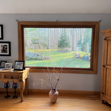 After - new large picture bedroom window in Winchester laminate - Storrs, CT