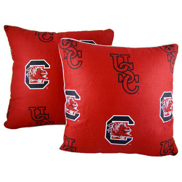 South Carolina Gamecocks 16"x16" Decorative Pillow, 2 Decorative Pillows