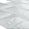 11.63"x11.88" Iglu Convex Subway Glass Mosaic Wall Tile, Glacier White