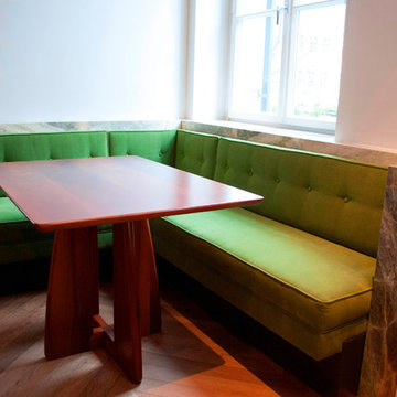 Küchenabdeckung aus "Irish Green"