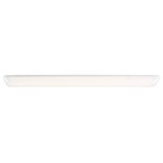 Visual Comfort Architectural Collection - Four Foot LED Ceiling Flush Mount, White - The Sea Gull Lighting Kolmar two light flush mount fixture in white is an ENERGY STAR qualified lighting fixture that uses fluorescent bulbs to save you both time and money.