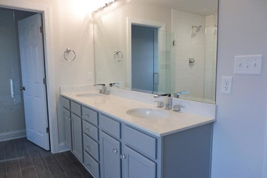 Inspiration for a contemporary bathroom remodel in Richmond