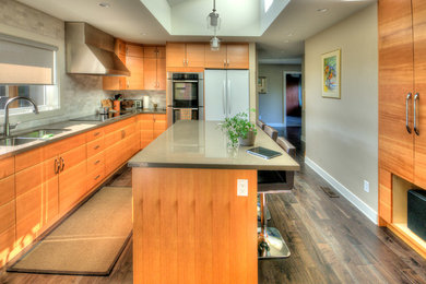 Kitchen - contemporary kitchen idea in Vancouver