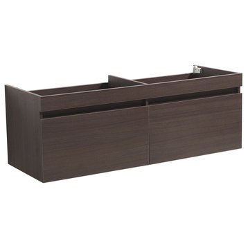 Fresca FCB8040 Largo 56-5/8" Engineered Wood Vanity Cabinet Only - Gray Oak