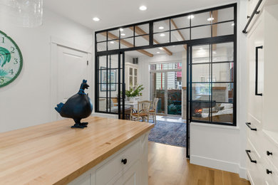 Inspiration for a small timeless home design remodel in Portland