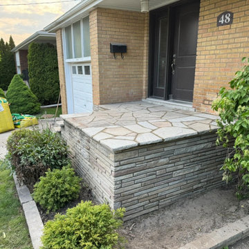 Stone / Flagstone & Concrete Porch / Steps Repair