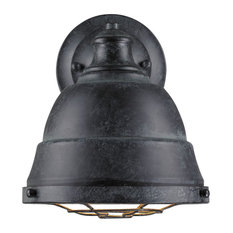 Bartlett 1-Light Wall Sconce, Black Patina