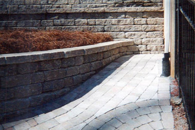 Inspiration for a mid-sized full sun backyard landscaping in Charlotte.