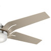 Casablanca 56" Correne Brushed Nickel Ceiling Fan With Light and Remote