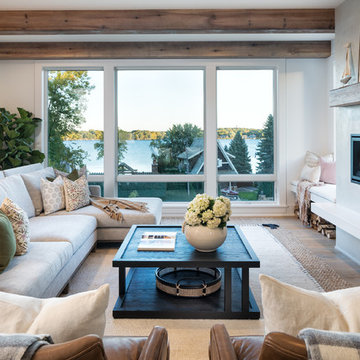 Modern Farmhouse with views of Prior Lake