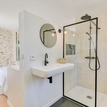 Rénovation d'un corps de ferme de 365 m2 - Suite Parentale Petite Maison