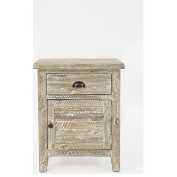 Artisan's Craft Accent Table - Washed Grey