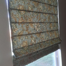 Flat and Hobbled Roman Shades - Products