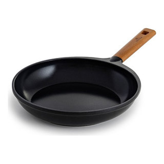 Stainless deep frying pan - Strate removable handle, Frying pans