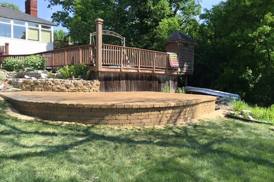 Design ideas for a large backyard landscaping in Other.