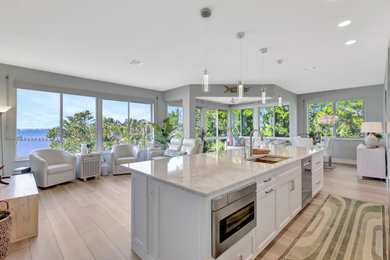 Example of a kitchen design in Miami