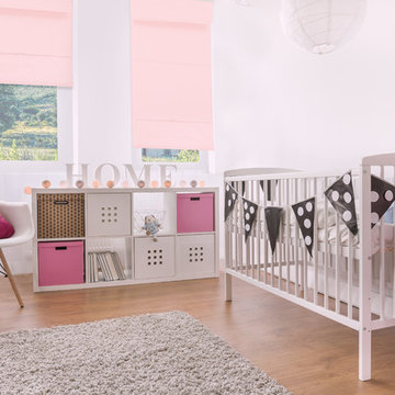 Rose Pink (Thermal) - Kids Roman Shades