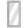 Nailhead Industrial Long Wall Mirror, 24"x48"