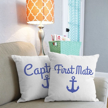 Nautical and Beach Throw Pillows