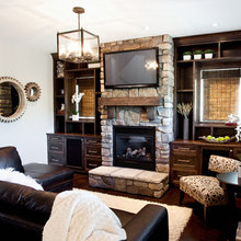fireplace wall unit