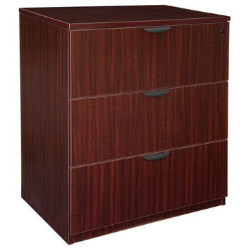 Legacy Stand Up Lateral File- Mahogany