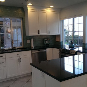Shaker style painted kitchen