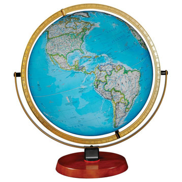 Nicollet Illuminated World Globe by National Geographic