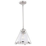 Vaxcel - Vaxcel P0209 Bucktown - One Light Convertible Mini Pendant - Add a clean yet simple look to any room with the BBucktown One Light C Satin Nickel Clear R *UL Approved: YES Energy Star Qualified: n/a ADA Certified: n/a  *Number of Lights: Lamp: 1-*Wattage:100w Medium Base bulb(s) *Bulb Included:No *Bulb Type:Medium Base *Finish Type:Satin Nickel