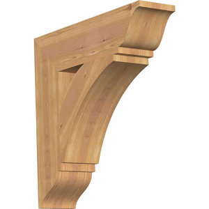 Ekena Millwork CRH07X35BTKF Craftsman Crosshead with Bottom Trim w//Flat Keystone Factory Primed and Ready for Paint 35 Width x 39 Top Width