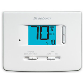 Braeburn 1020NC Digital Non-Programmable Thermostat - White