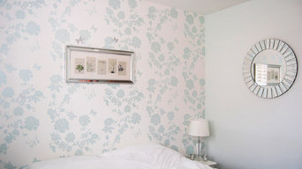 Pretty Flower Wallpaper, Bedroom Feature Wall