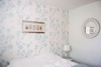 Pretty Flower Wallpaper, Bedroom Feature Wall